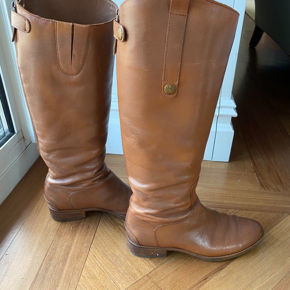 Sam Edelman Penny Tall Boots Size 8 Calf Medium - Picture 10 of 12